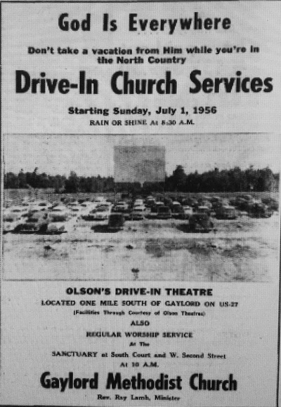Sky-Hi Drive-In Theatre - Was Also A Church (newer photo)
